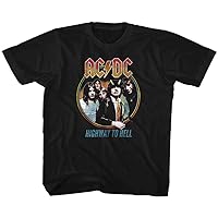 AC/DC Hard Rock Band Music Group Highway to Hell Youth Big Boys T-Shirt Tee