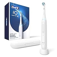 Oral-B iO Series 4 Electric Toothbrush with (1) Brush Head, Rechargeable, Adult, White