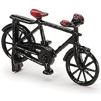 Miniature - Black Metal Bicycle - 1-7/8 inches