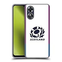 Head Case Designs Officially Licensed Scotland Rugby Away Crest Kit 2021/22 Soft Gel Case Compatible with Oppo A17