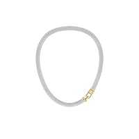 Lacoste Women's Enie Jewelry Mesh Necklace, Stainless Steel, Minimalist, Day to Night Elegant Look