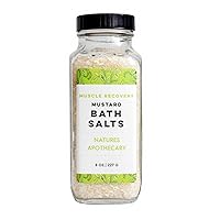 Muscle Recovery Mustard Bath Salts - Dead Sea Salt & Epsom Salt Soak, Mineral Bath Salts Help You Soak, Relax, Refresh, Hypoallergenic, All-Natural, Plant-Derived, Made in USA by DAYSPA Body Basics