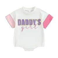 Aunties Baby Clothes Boy Girl Short Sleeve Crewneck Aunt’s Best Embroidery Print Romper Infant Summer Clothes