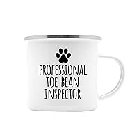 Veterinary Camper Mug - Professional Toe Bean Inscpector - Specialist Animal Pet Lovers Doctor Technician for Men Women Him Her 12oz