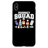 iPhone XS Max Funny Pharmacy Squad Gift Drug Dealer Pharmacist Men Women Case