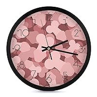 Cute Penis Fashion Simple Wall Clock Modern Round Wall Art Decor Bedroom Office Black-Style