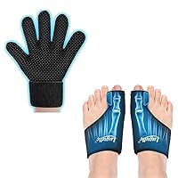 2 Pack Foot Ice Pack Wrap Bunion Corrector for Women & Men Full Finger Arthritis Ice Glove for Men&Women