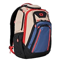 OGIO Renegade PRO Backpack (Renegade Pro, Tan/Blue/Red)