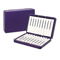 XFS IQS Case Compatible with Iqos Tobacco Case, Asuko Tobacco Case, Asuko Heat Stick Box, Electronic Cigarette Accessories, 7 Cigarette Case, Cigarette Storage, Aluminum Alloy, Cigarette Box, Magnetic, Convenient, purple