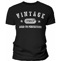 50th Birthday Gift Shirt for Men - Vintage 1974 Aged to Perfection - Stars-50th Birthday Gift
