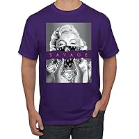 Wild Bobby Marilyn Famous Savage Rockstar Famous People Men's T-Shirt