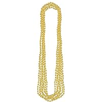 Gold Metallic Bead Necklaces – 30