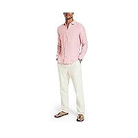 Nautica Men's Sustainably Crafted Classic Fit Linen Shirt