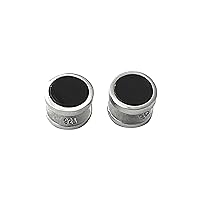 2 Sterling Silver Onyx Shirt Studs - Extras or Replacements