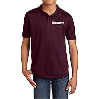 Shelby Crest Chest Print Youth Polo Shirt