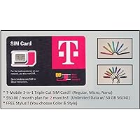 $59.99 = T-Mobile PrePaid Hotspot SIM Card w/ 60 Days Unlimited Data + Free Stylus!!