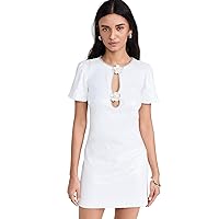 Women's White Sequin Mini Dress