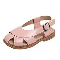 Girls Sandals Wide Children Shoes Flat Sandals Hollow Beach Shoes Fashion Soft Sole Girls Boys Sandals for Girls Size 11