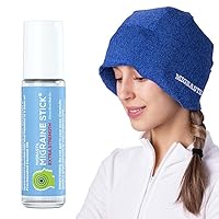 Basic Vigor Migrastil Extra Strength Migraine Stick & MigraFreeze Hat Bundle