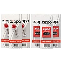 Zippo 3w3f Flint/Wick Co-Pack, One Size