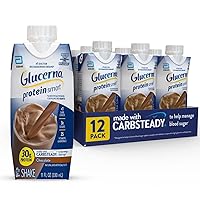 Protein Smart Nutritional Shake, Diabetic Protein Drink, Blood Sugar Management, 30g Protein, 150 Calories, Chocolate, 11-fl-oz Carton, 12 Count