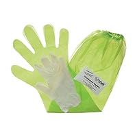HME Game Cleaning Gloves with Towelette Disposable Shoulder-Length Field Dressing Gloves with Elastic Bands, Form-Fitting Gloves and 8