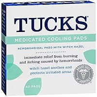 Tucks Md Cool Hemorrhoid Pad, 40 Count