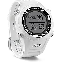 Garmin Approach S2 GPS Golf Watch with Worldwide Courses (White)