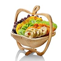 Valentines Day Dried Fruit Gift Basket for Families Valentine Family Gifts for All Dry Fruits Box Food Gifts for Delivery Prime, Sympathy Ideas for Couples Men Women Mom Dad Grandma Gourmet Tray