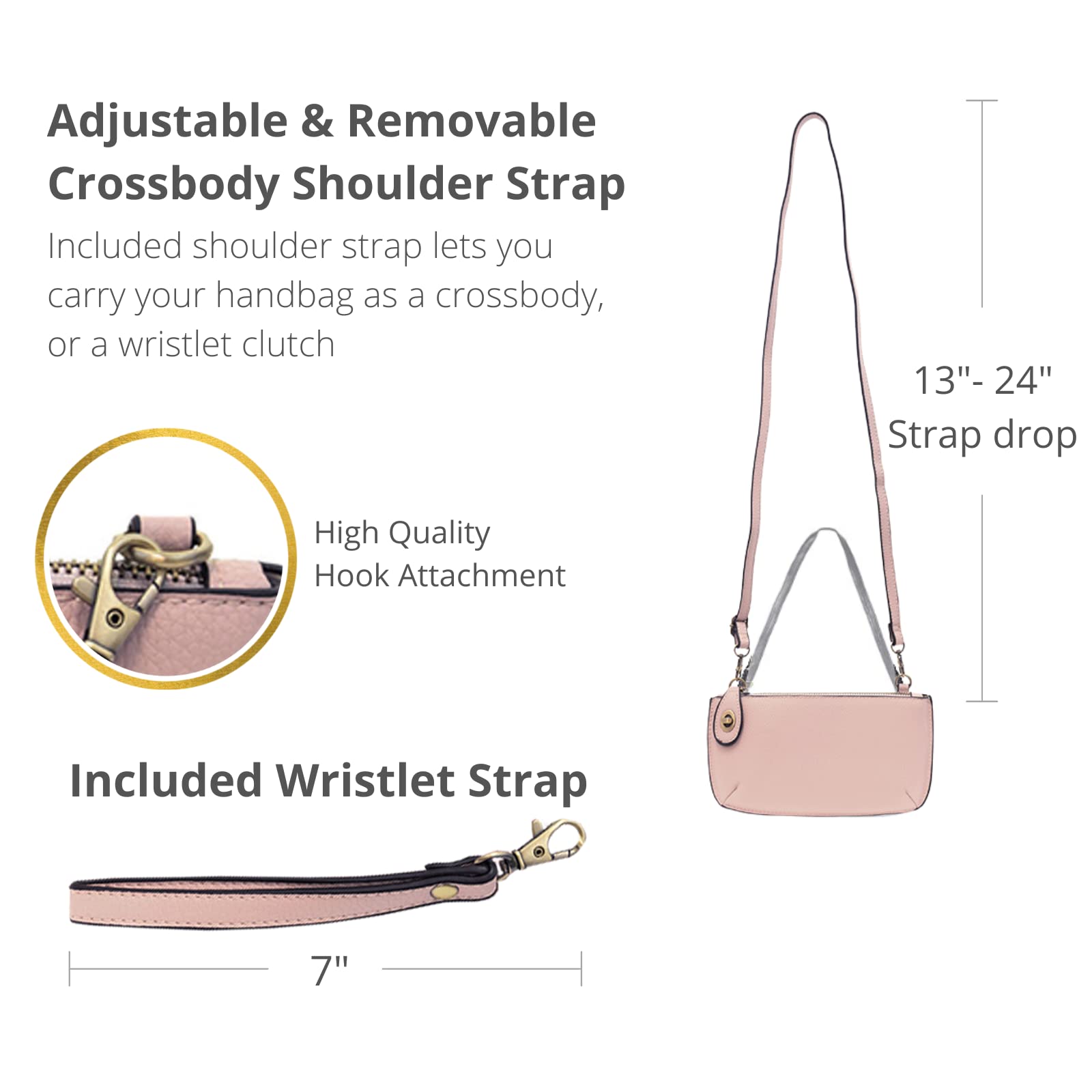 joy susan Women's Mini Crossbody: Wristlet Clutch