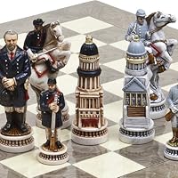 Bello Games Collezioni - American Civil War Luxury Hand Painted Chessmen from Italy