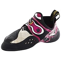 La Sportiva Women's Solution Performance Rock Climbing Shoe, White/Pink, 33 M EU