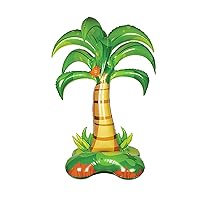 Blow Up Coconut Palm Trees Balloon,inflatable Palm Trees Jumbo Coconut Trees Beach Backdrop Favor,Hawaiian Tropical Party Photo Props