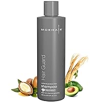 MOEHAIR Hair Guard Shampoo | Stimulates Hair Follicles | Hair thickening and Volumizing | Infused with Argan Oil, Ginseng & Vitamins | Paraben & Sulfate Free Shampoo (12 Fl. Oz)