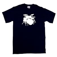 Drum Set Logo Drumset Little Boy's Kids Tee Shirt