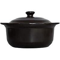 Kitchen Pot Stew Pot Cookware Terracotta - Casserole Stew Pot Soup Household Soup Large Casserole High Temperature Ceramic Casserole (Size : 1.2L) (Size : 4.0L)