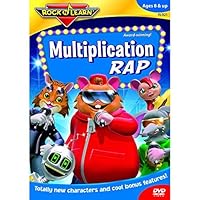 Multiplication Rap Dvd Childrens Books & Music Audio/Visual Rl-921 Rock N Learn