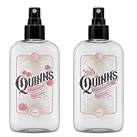Quinn’s Alcohol Free Facial Toner Mist with Pure Rosewater 8oz and Quinn’s Alcohol Free Lavender Water-Natural Pillow Spray and Facial Body Mist 8oz