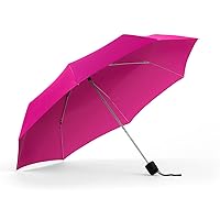 Umbrellas Rain Essentials Manual Compact, Hot Pink, One Size