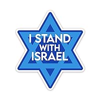 I Stand with Israel Vinyl Sticker Auto Car Truck Wall Laptop | Sticker | 4