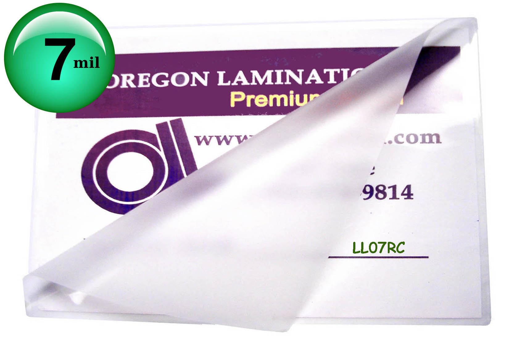 7 Mil Legal Laminating Pouches 9 x 14-1/2 Laminator Sleeves Qty 100