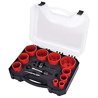 Bi-Metal Hole Saw Kit, SUNGATOR 18-Piece General Purpose 3/4