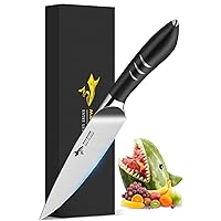 Paring Knife 5 Inch Small Kitchen Utility Knife, Razor Sharp Fruit Petty Knife with Gift Box, Ideal for Slicing, Chopping, Dicing and Coring
