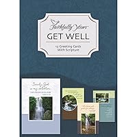 Faithfully Yours 54045 Waterscapes Get Well Boxed Greeting Cards with Scripture