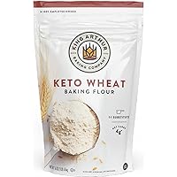 Keto Wheat Flour Blend, Non-GMO Project Verified, 1-to-1 Substitute for All- Purpose Flour, 16 Ounces