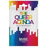 The Queer Agenda Party Game Music Expansion - 40 Sassy LGBTQ+ Cards for Hilarious Game Nights, Ages 17+, 3-10 Players, 30-60 Min Playtime, Made by Fitz Games
