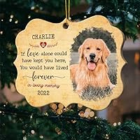 GagdetsTalk You Would Have Lived Forever, in Loving Memory Gifts, Christmas, Birthday Gifts for Dog Cat Lovers, Christmas Tree Decorations, Personalized Christmas Ornaments 2023, Pet Memorial Gifts
