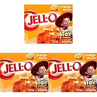 Jell-O Orange Gelatin Dessert Mix (6 oz Box) (Pack of 3)