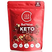 ChipMonk Keto Cookie Bites - Keto Snacks with Zero or Low Carb, Gluten-Free Keto Cookies, Nutritious, High Fat, Protein, Low Sugar Dessert Snack Foods for Ketogenic Diet or Diabetics, Macro Nutrition - 1 Pouch - 8 Bites