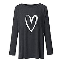 Sweatshirt for Women Couples Gift Printing Mock Neck Sweatshirt Vintage Dating Thanksgiving Shirts